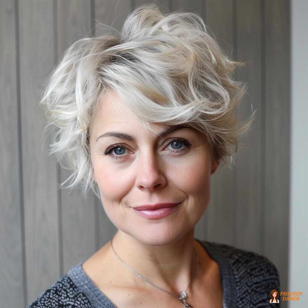 Peppige Frisuren für Frauen ab 60 – moderner Look für reife Damen