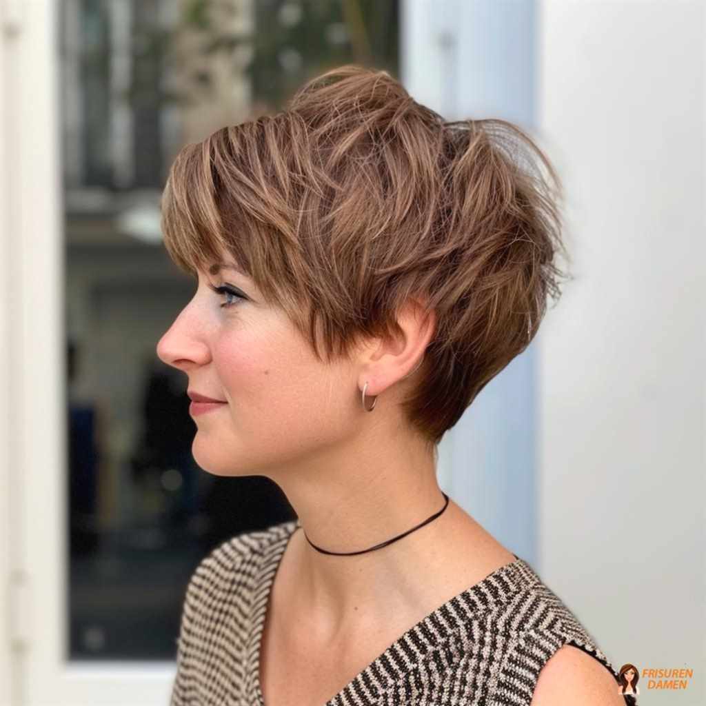 Platinblonder gestufter Bob für Damen, moderner Stil mit klarer Wirkung