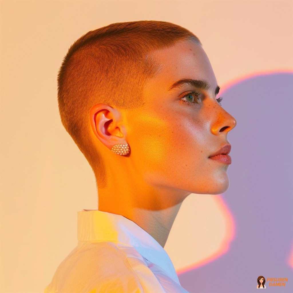 Präzise geschnittener Buzz Cut mit sauberer Kontur und perfekt verblendetem Übergang