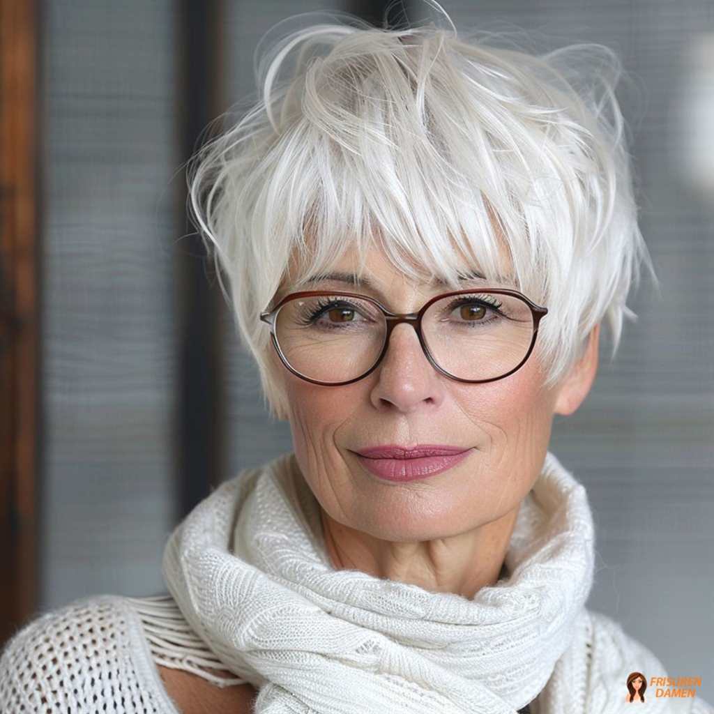 Schicke Lässigkeit für Frauen ab 70 mit sanfter Bewegung und natürlichem Volumen