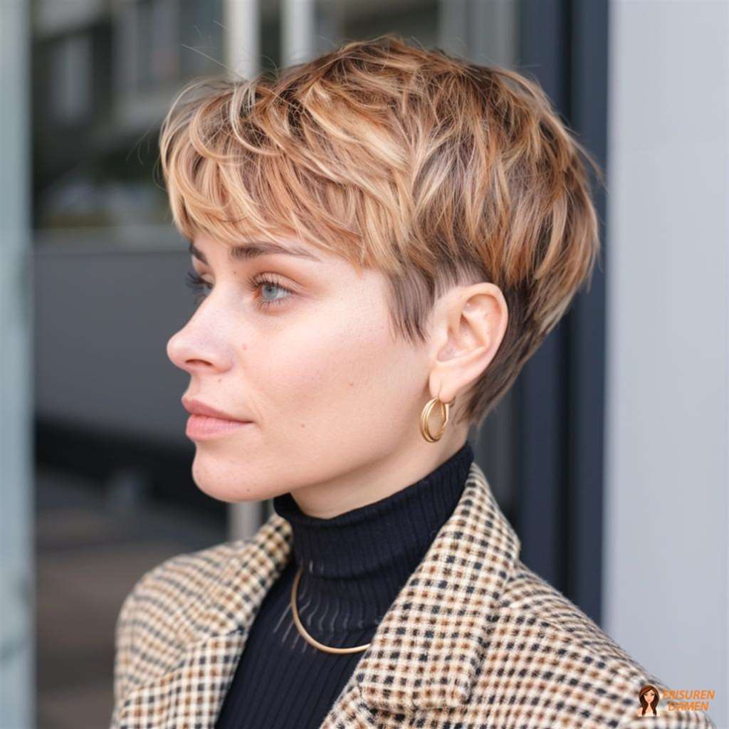 Schicker Pixie mit weichen Schichten – feminine Form und zeitlose Eleganz