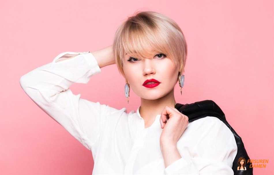 Schlanker Bixie – elegante Frisur für Frauen
