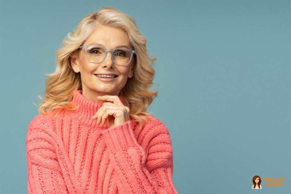 Schulterlange Wellen für Frauen über 60