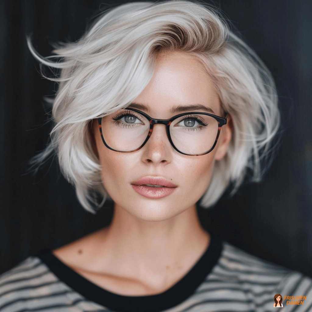 Schwungvoller Bob mit Persönlichkeit für Frauen ab 60