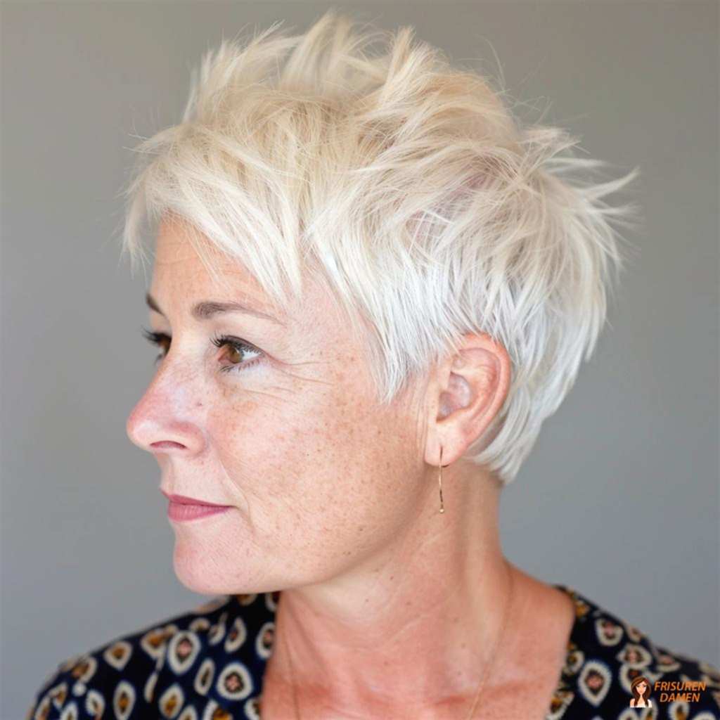 Weich gestufter Pixie für ein natürliches Finish