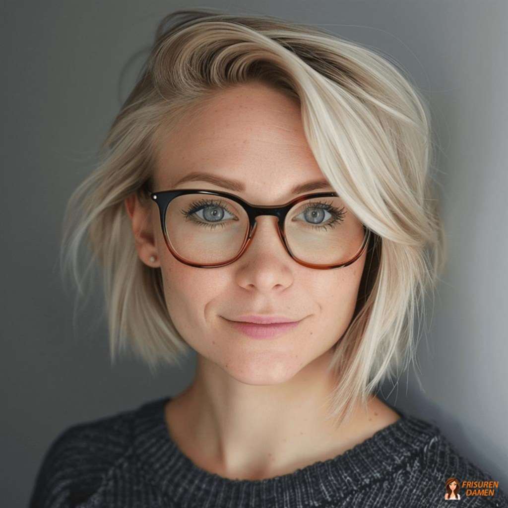 Stilvoller Bob mit sanften Wellen ab 60