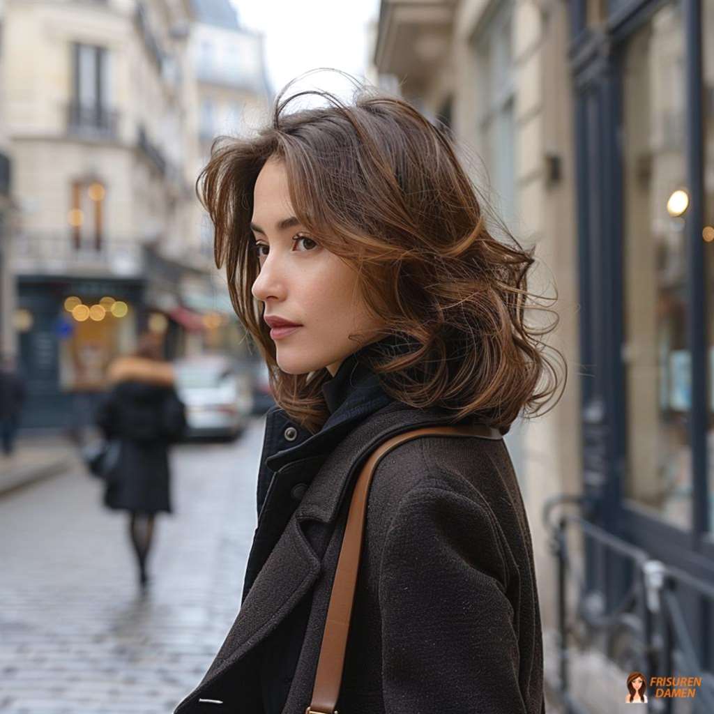 Stilvolle Frisur für Frauen ab 50 im urbanen Look