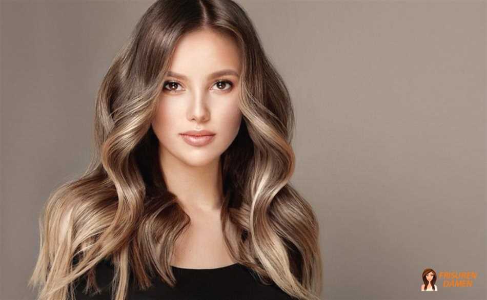 Strähnchen für braunes Haar