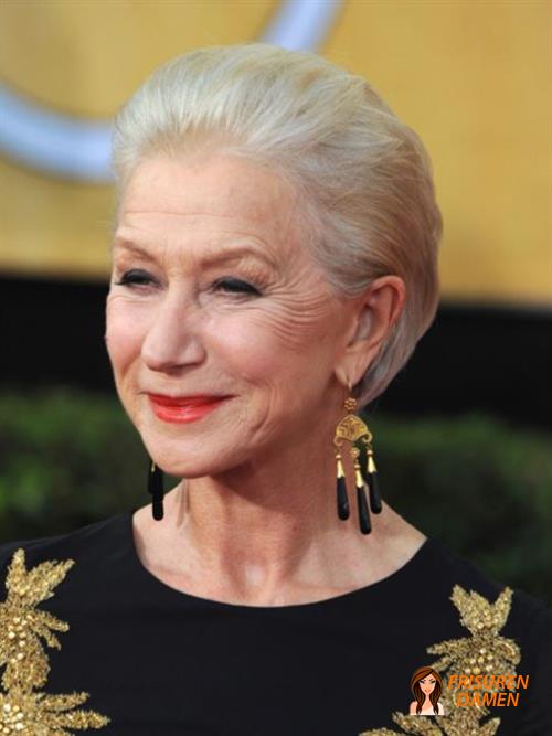 Straffer Bob für Frauen über 50 mit klarer Linienführung