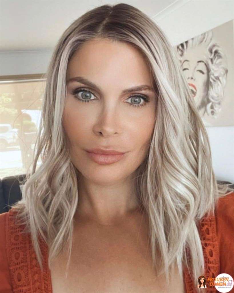 Strandwellen Frisur für dünnes Haar im Alltag