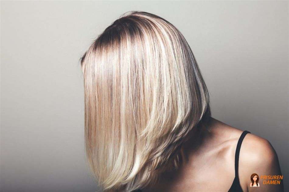 Stufenbob mit Schrägschnitt für dickes Haar