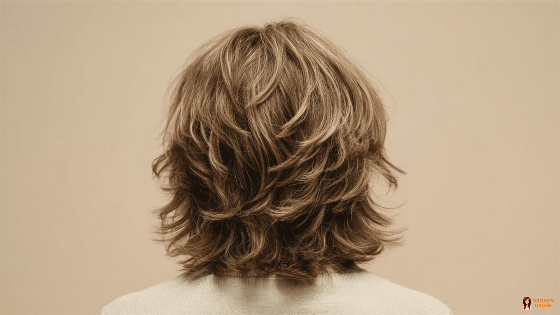 Texturierter Midi-Shag