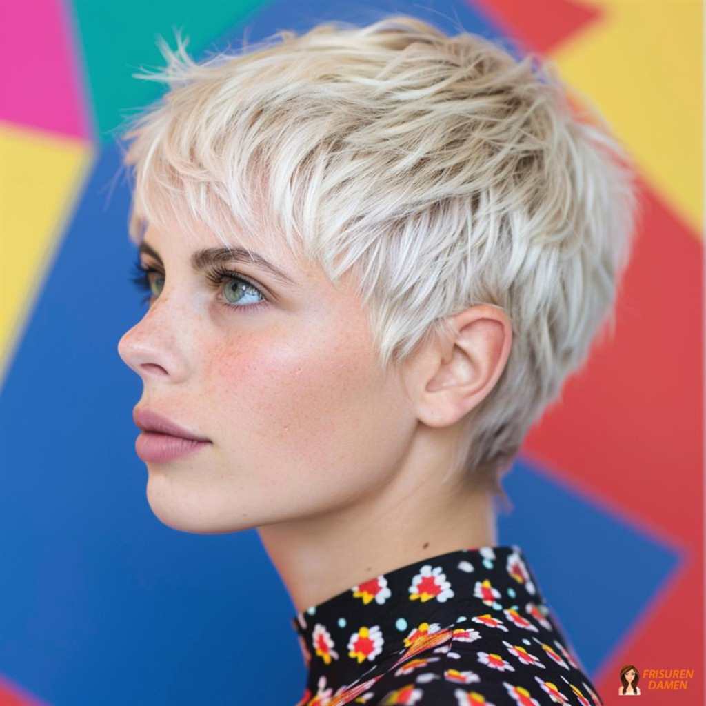 Texturierter Pixie Cut mit natürlicher Bewegung