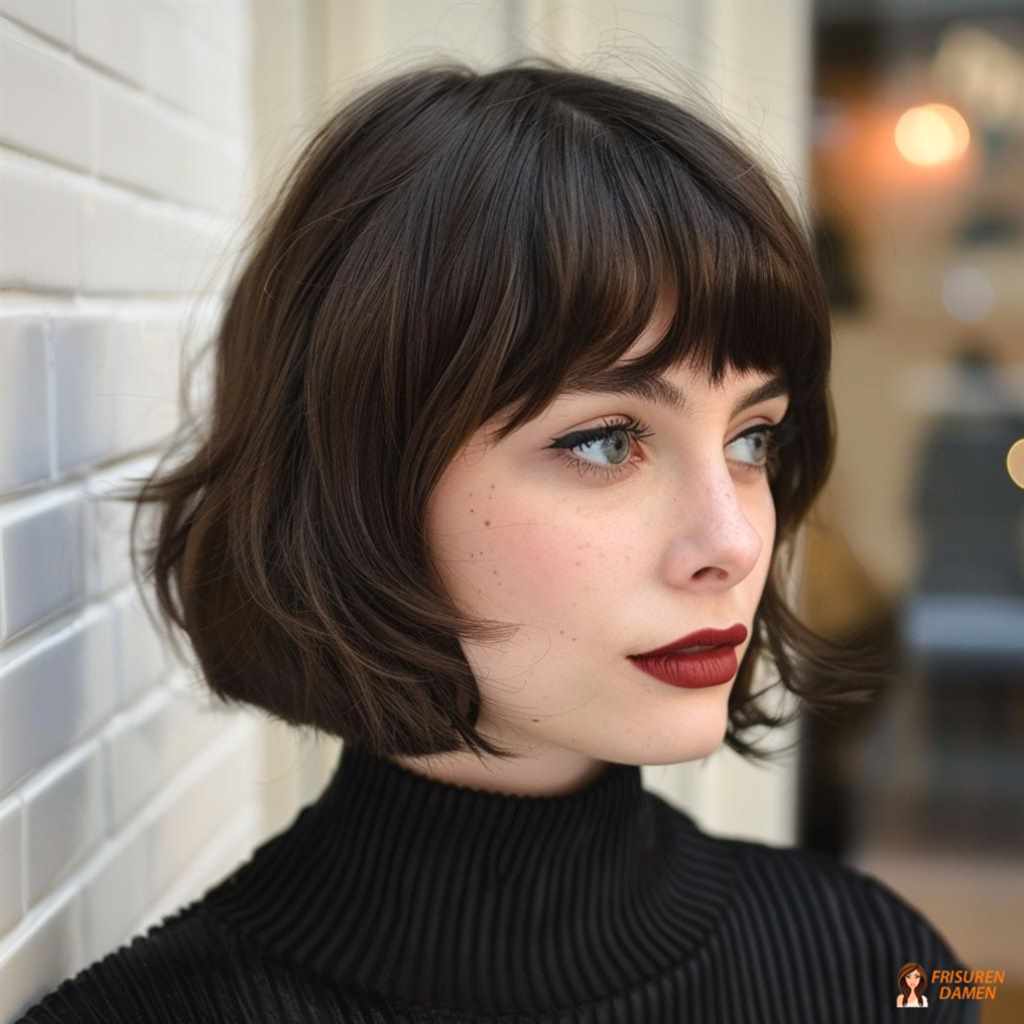 Fransig gestufte Frisuren für mittellanges Haar 2026