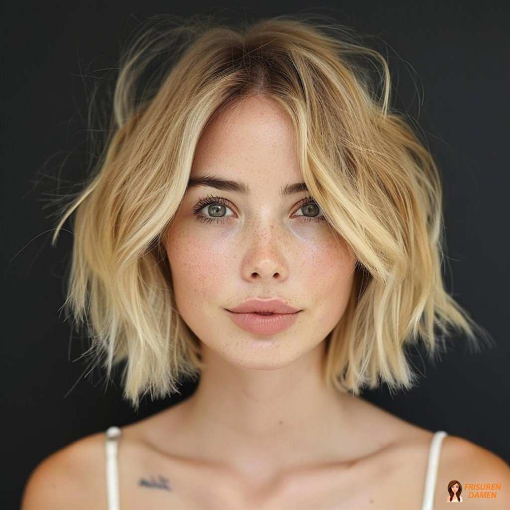 Trendige gestufte Frisuren für mittellanges Haar 2026