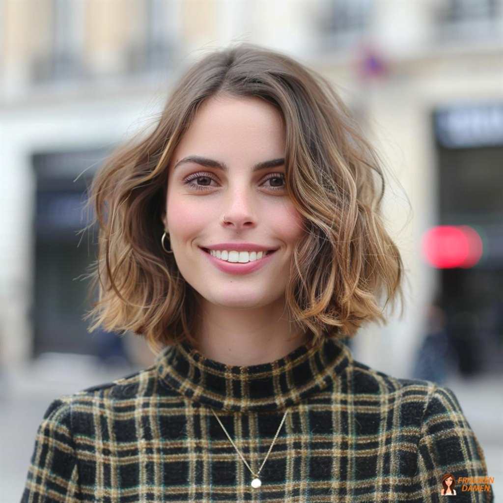 Trendiger Bob mit leichten Wellen – weiche Konturen und Bewegung für Damen