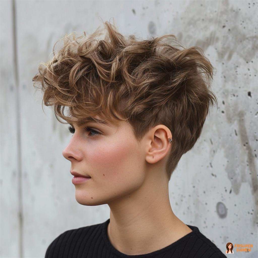 Trendiger Undercut mit Volumen am Oberkopf, der die Silhouette streckt und modern wirkt