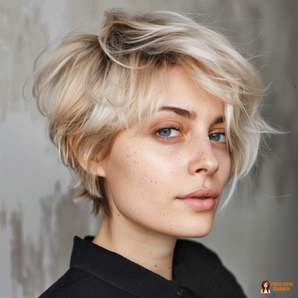 Frischer gestufter Bob für Frauen ab 60 mit Leichtigkeit