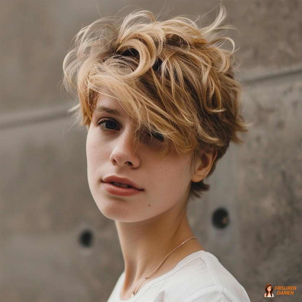 Ungezähmter Short Bob für Frauen mit rebellischem Stil