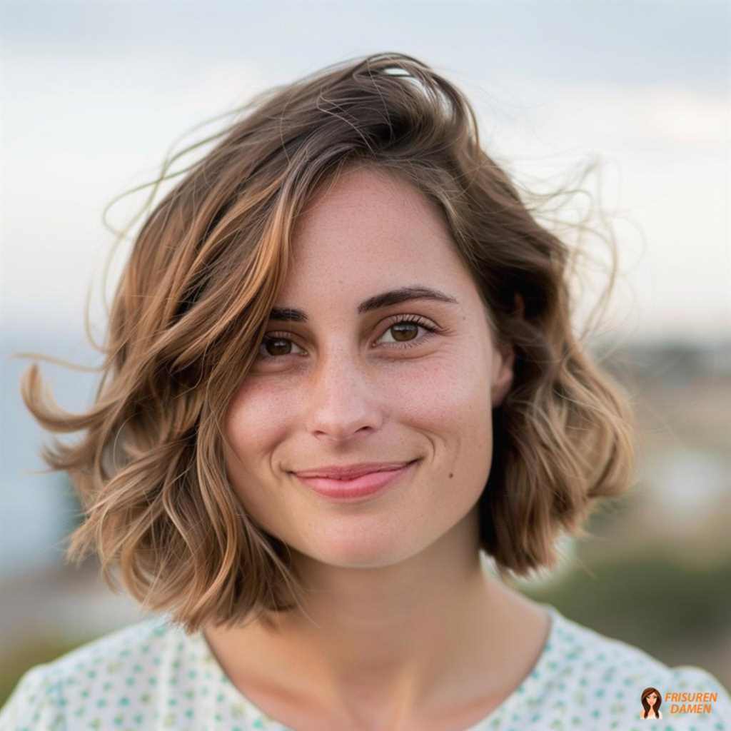 Verspielter Bob für Damen – leichte Textur, moderne Ausstrahlung