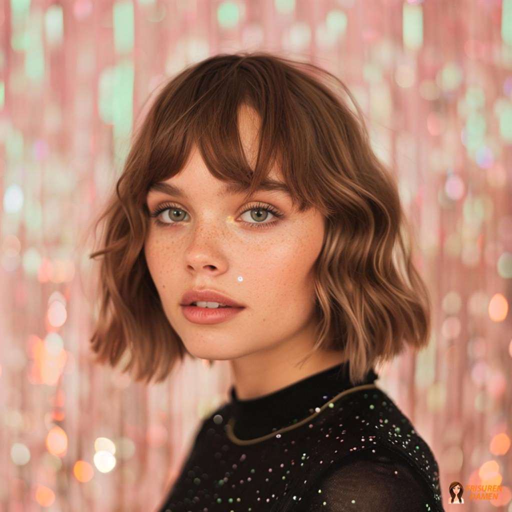 Verspielter Bob mit Pony für Damen – weich, modern und zeitlos