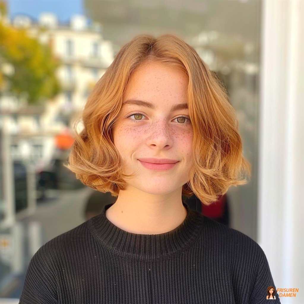 Moderner Bubble Bob mit lebendiger Form und spielerischer Leichtigkeit