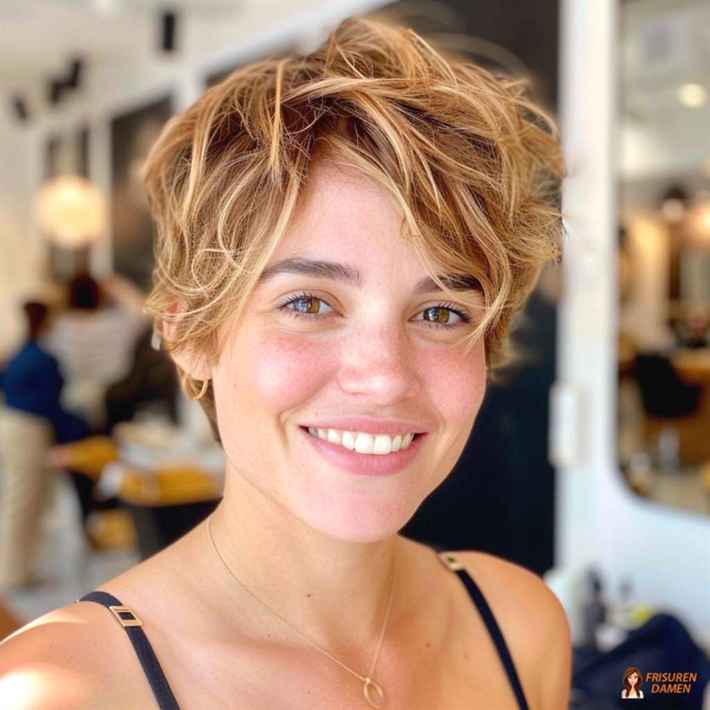 Gewellter gestufter Bob für Damen, weiche Bewegung mit femininer Ausstrahlung