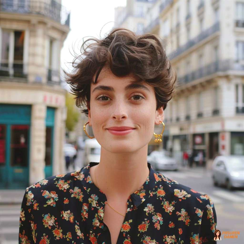 Kurzhaarschnitt mit Wellen für Frauen mit mehr Volumen und weichem Look