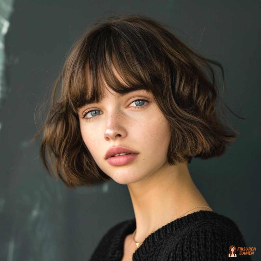 Verspielter Lockenbob mittellang pflegeleicht