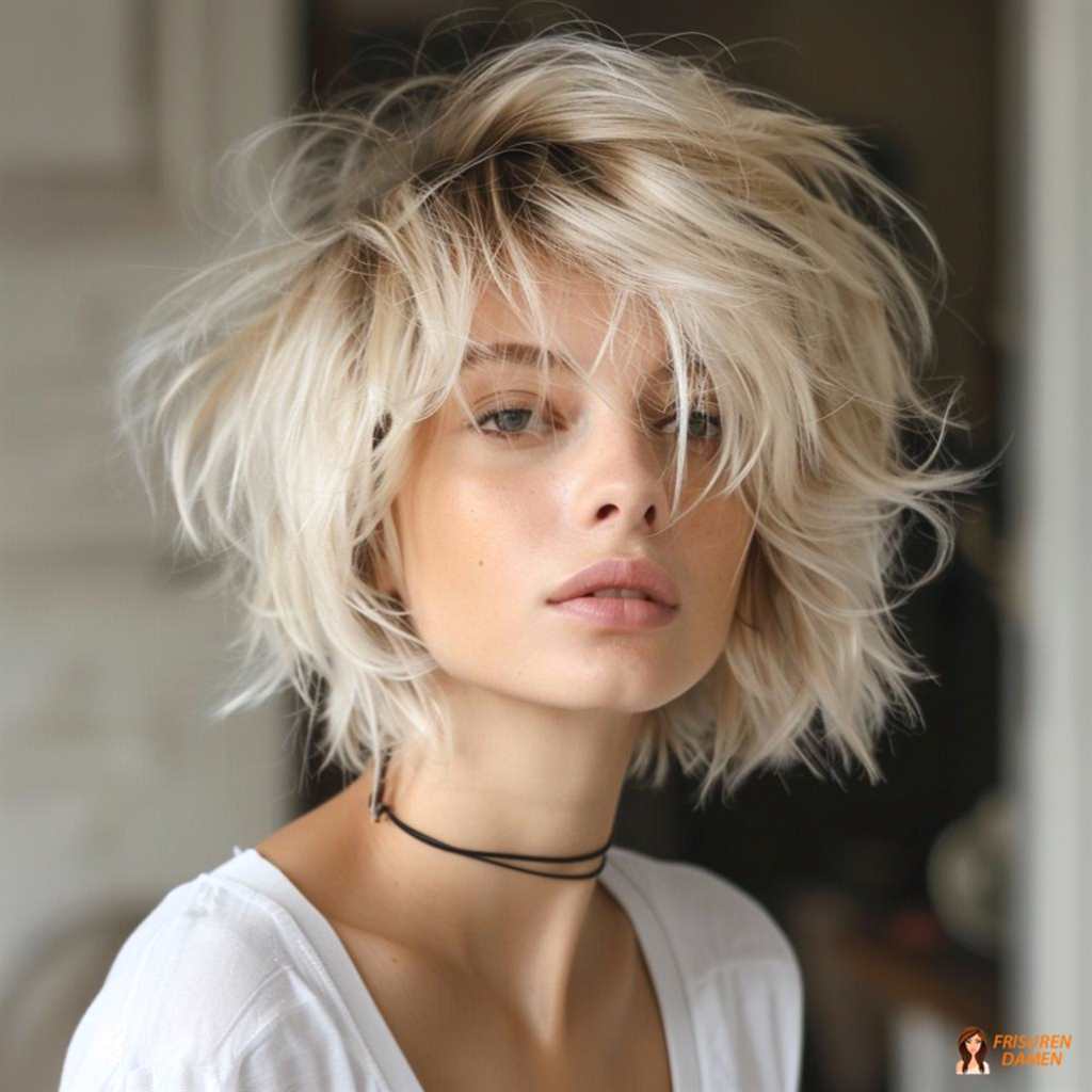 Verspielter Pixie Cut für Frauen mit feinem Haar