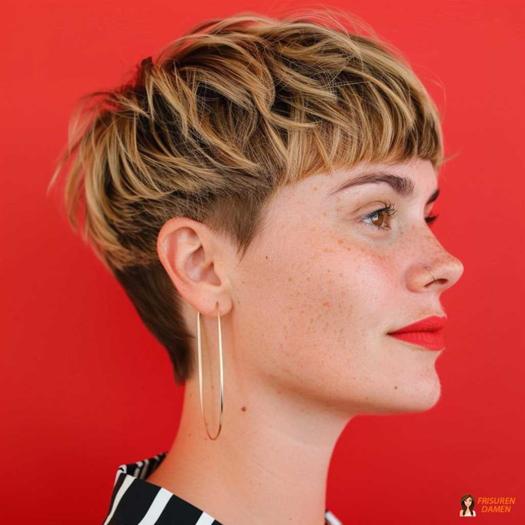 Strukturierter Pixie für Damen mit lässiger Textur und modernem Effekt
