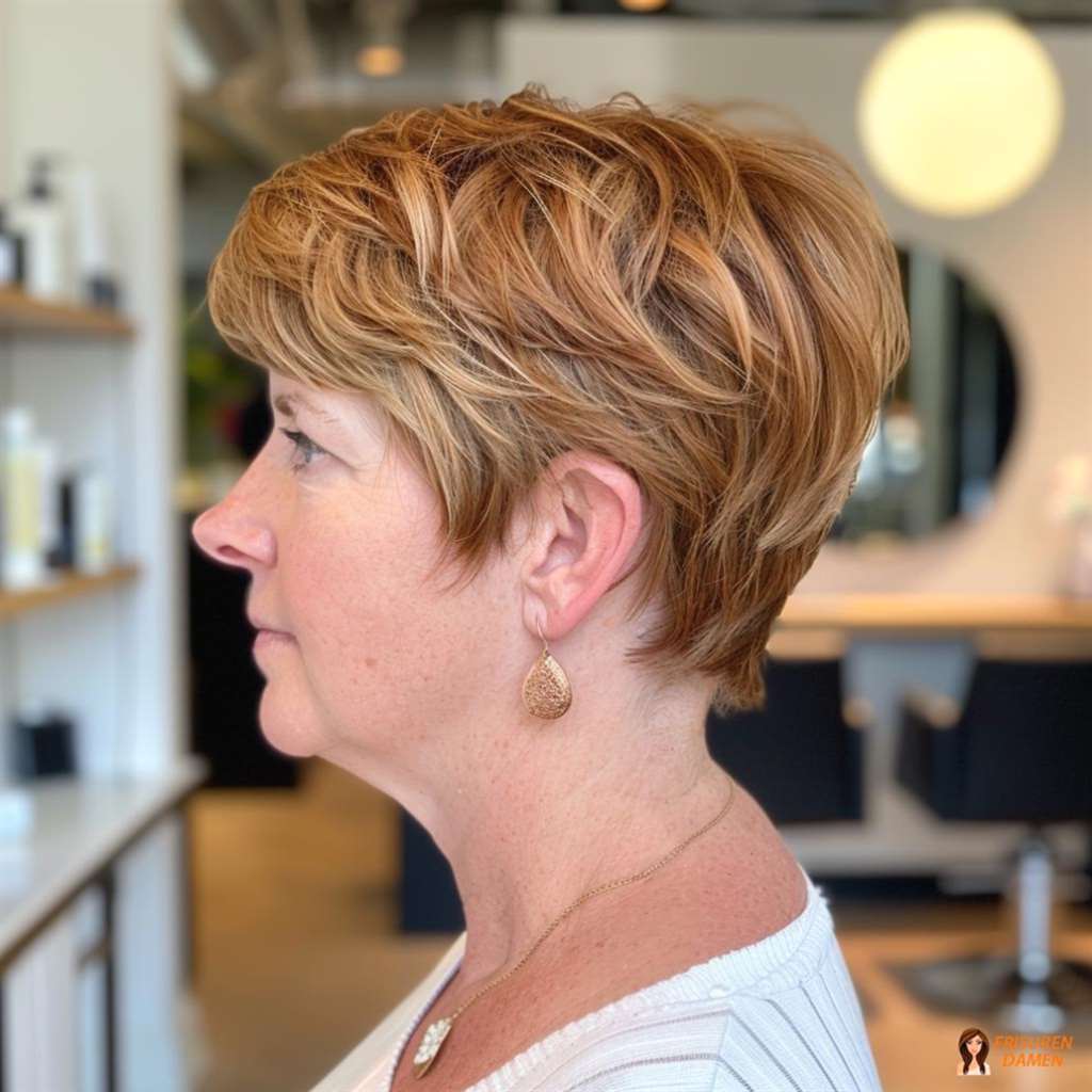 Weicher Stufenschnitt für Damen, vielseitig und modern