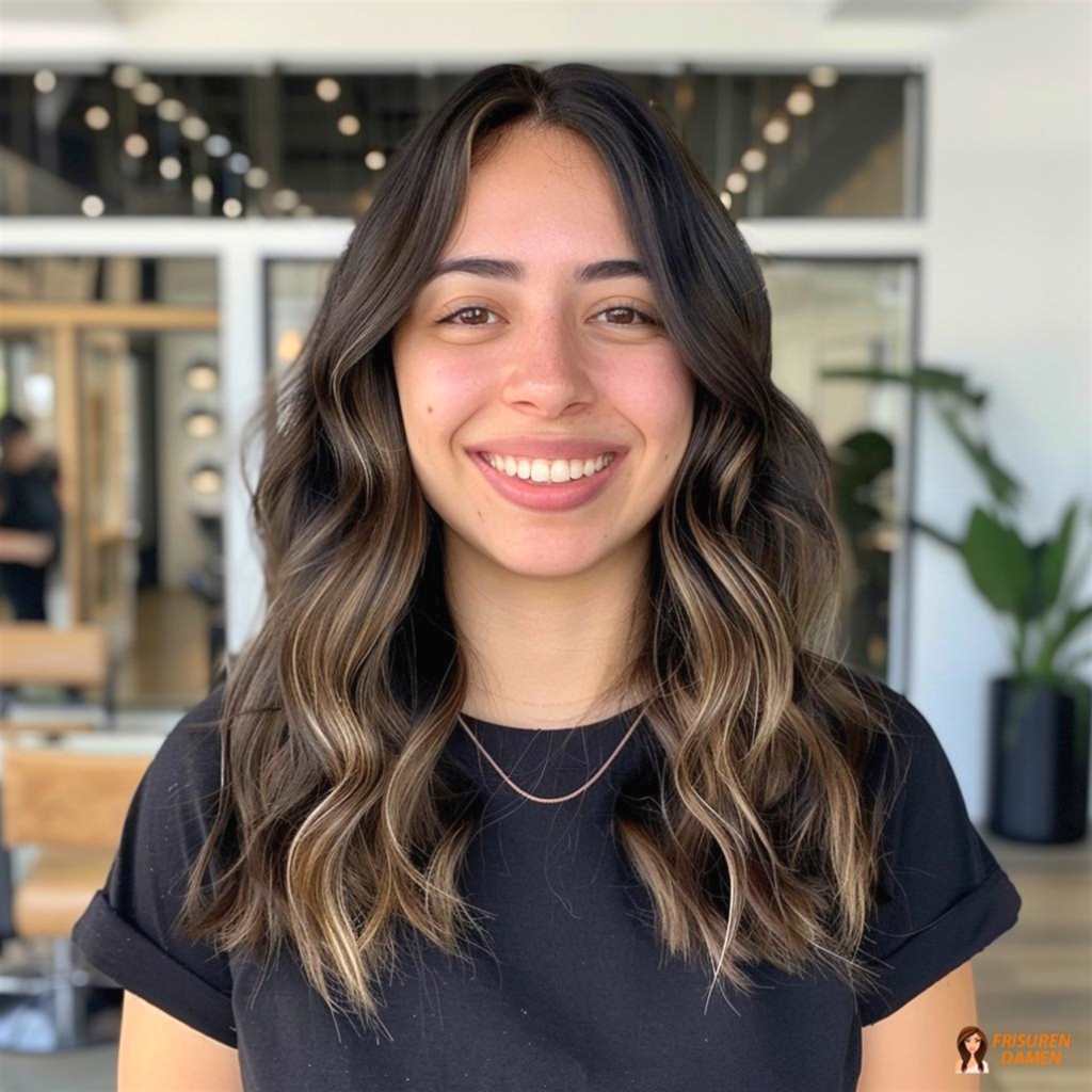 Voluminöse Locken für Frauen ab 30, glamouröser Look mit sichtbar mehr Fülle