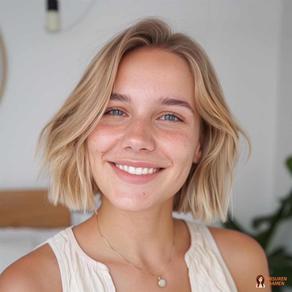 Voluminöser gestufter Bob für Damen, dichter Look mit Stand-Effekt