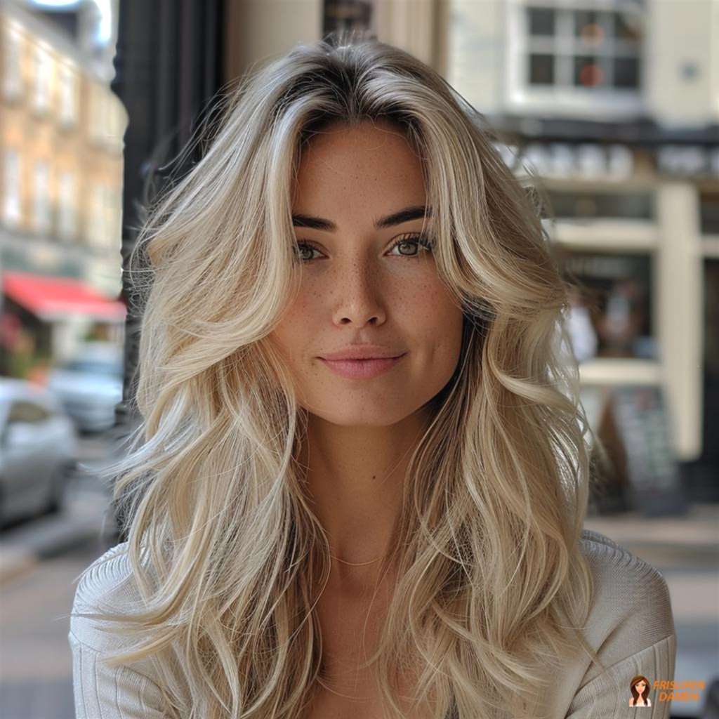 Voluminöser Layered Cut in Blond 2026 für Damen mit mehr Fülle und Struktur
