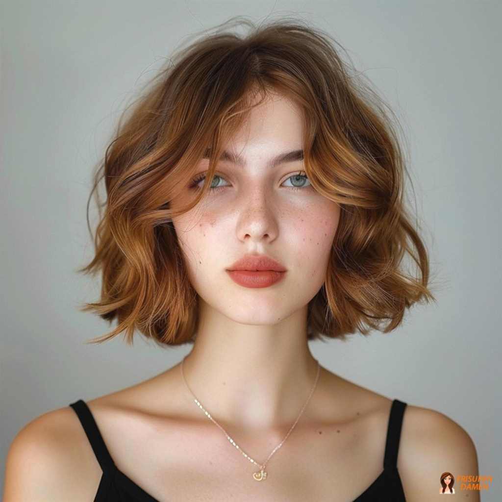 Pflegeleichter mittellanger Bob für Frauen im Alltag