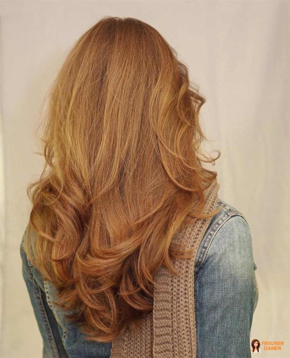 Wasserfall-Stufen – fließende Layers für Damen