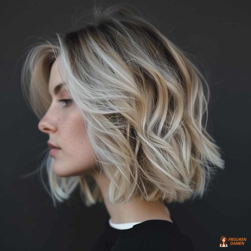 Weiche Wellen mit Balayage für feines Haar