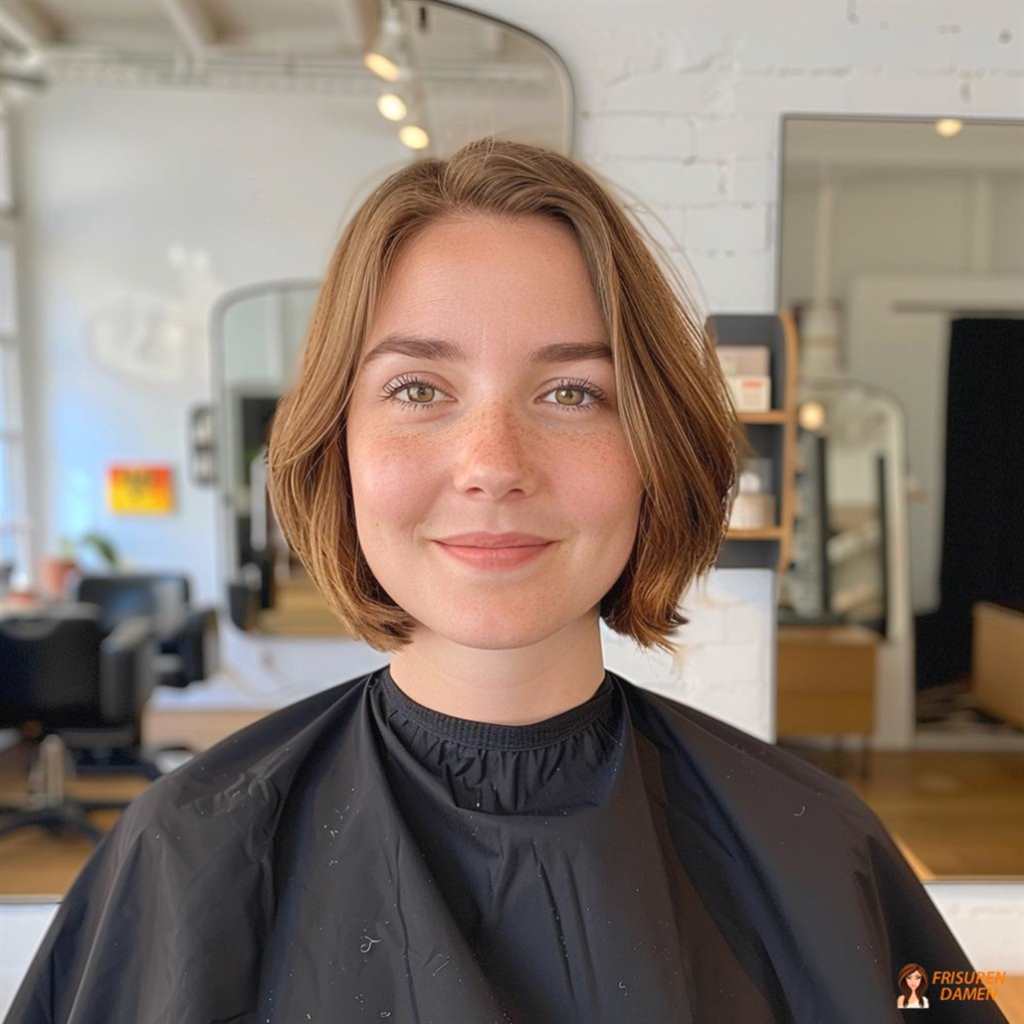 Weicher Bob mit sanften Wellen für Frauen, feminine Textur mit weichem Bewegungseffekt