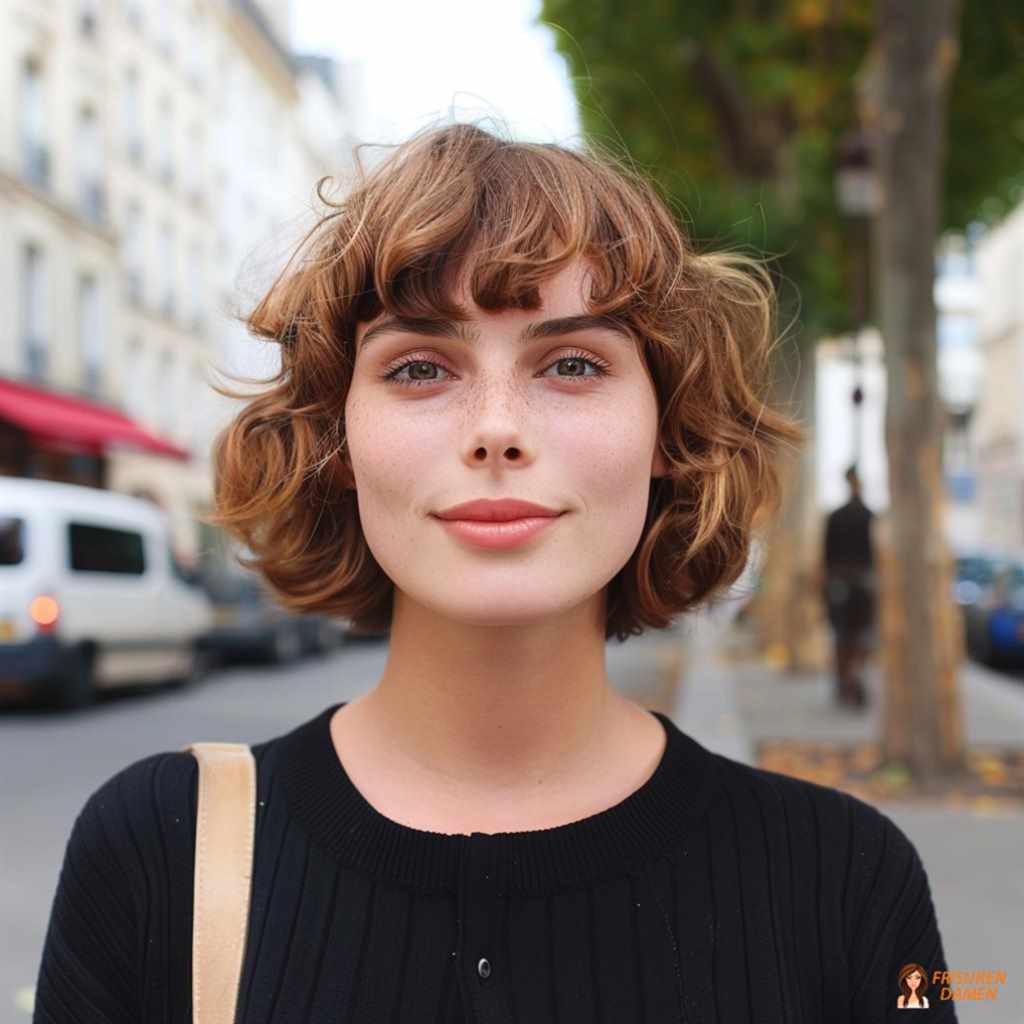 Wellenförmiger Bob als frischer, verjüngender Look für Frauen über 50