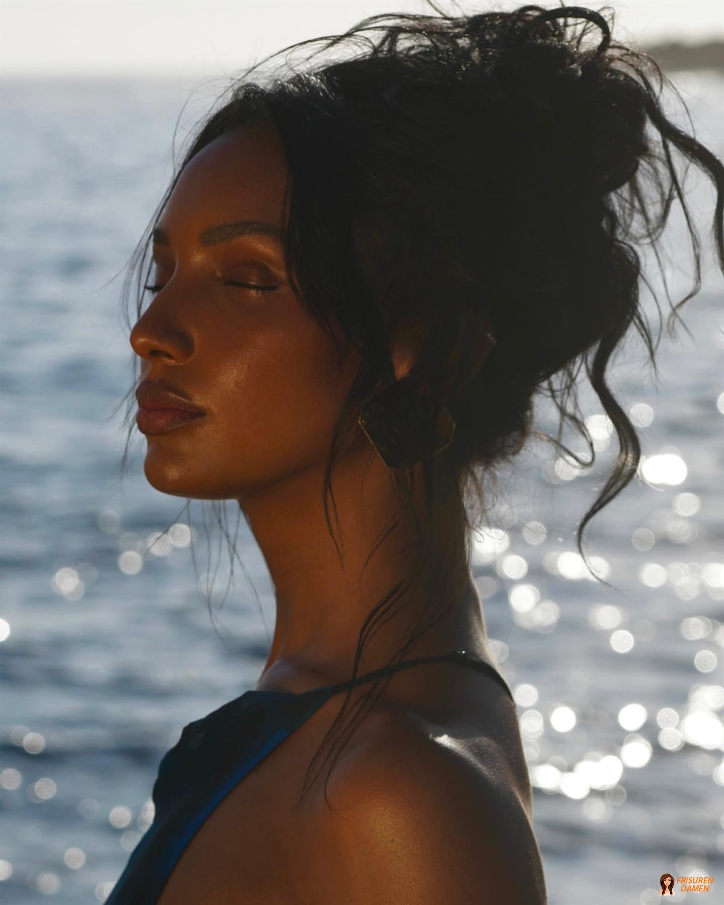 Wellige Hochsteckfrisur