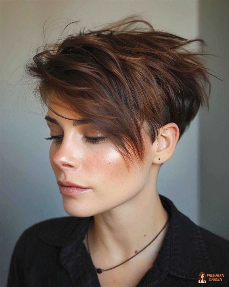 Pixie mit Dimension für Frauen – lebendige Stufen und weiche Konturen