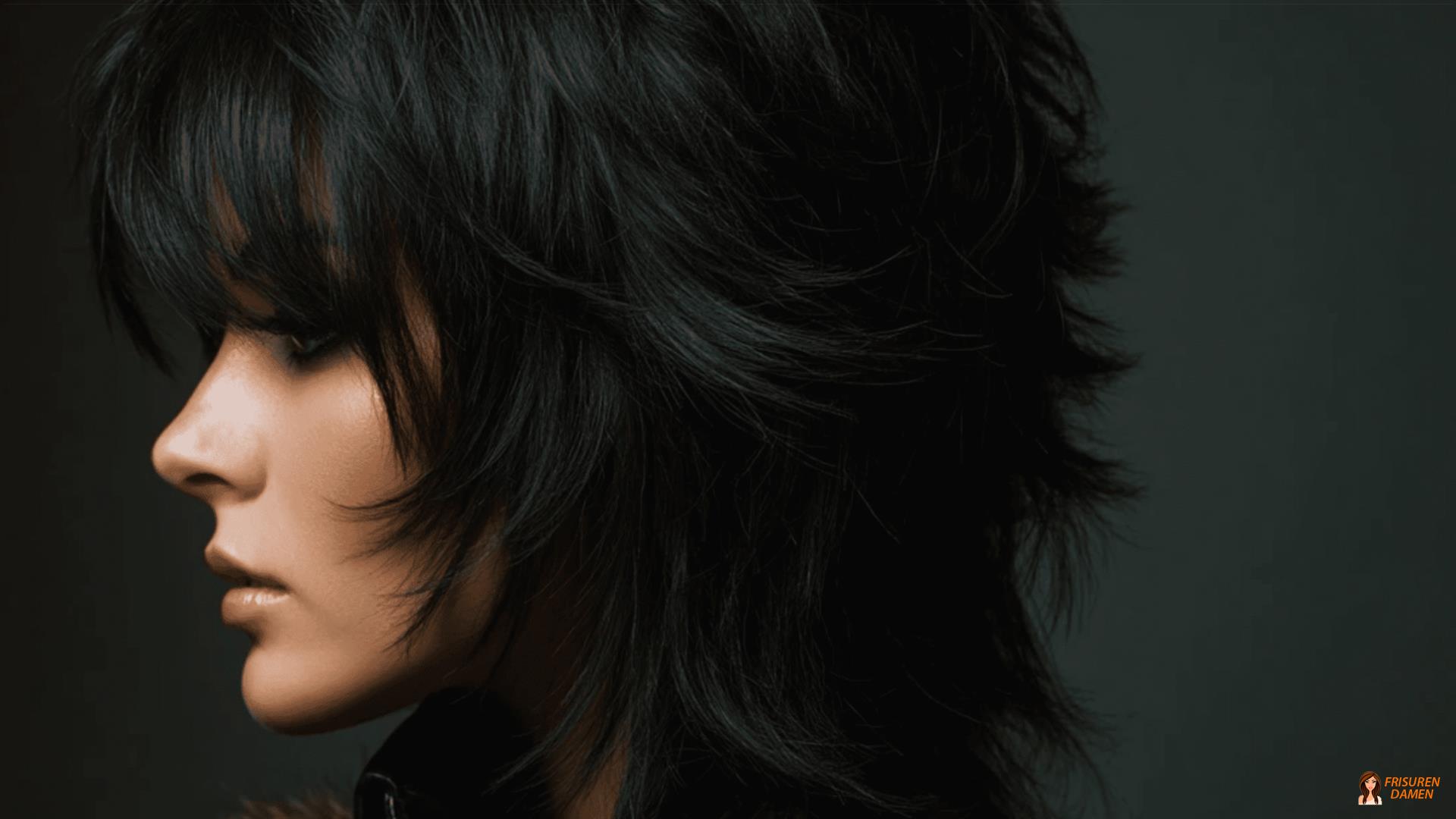 Wolfsschnitt Shag für Frauen