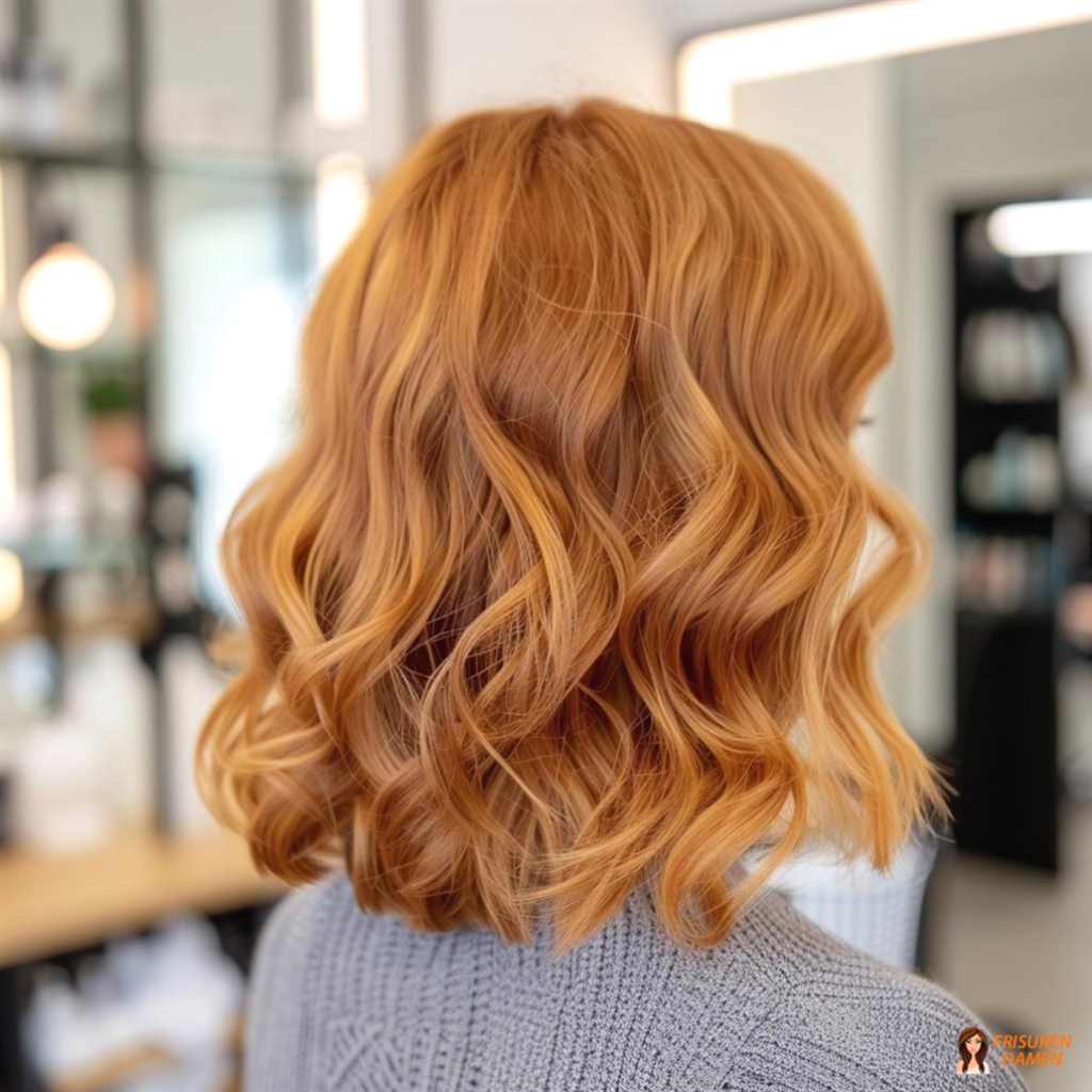 Wunderschöne Locken für Frauen ab 40, weiche Definition mit glamourösem Effekt