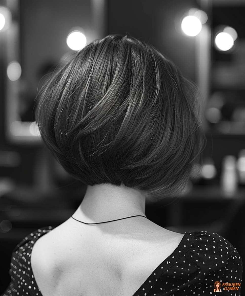 Balayage Bob für Frauen 2026 mit weichen Übergängen in der Rückenansicht