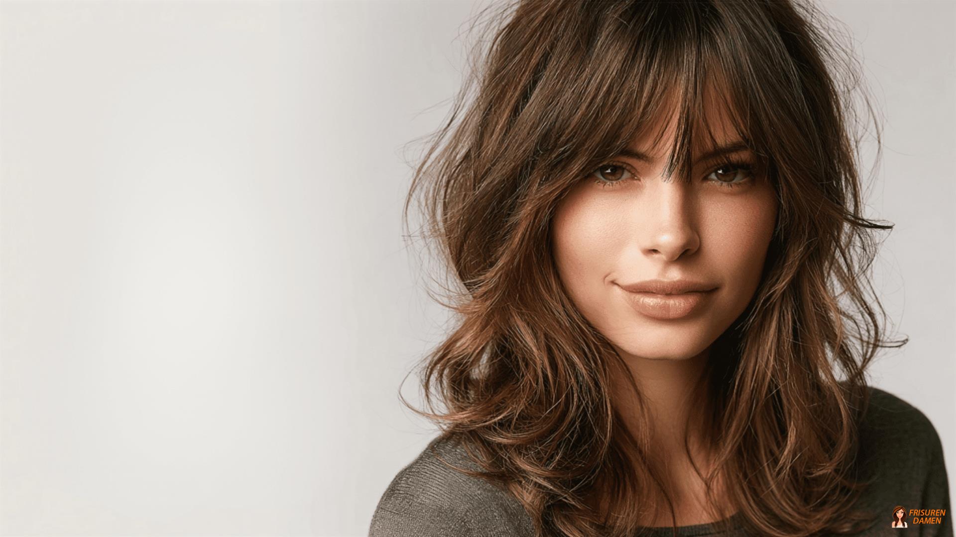 Wuschelige Stufen mit fransigem Pony