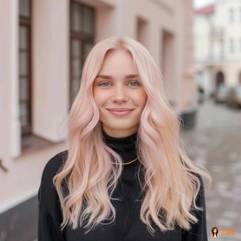 Zartes Pastellhaar für Damen – dezente Farbe als moderner Akzent