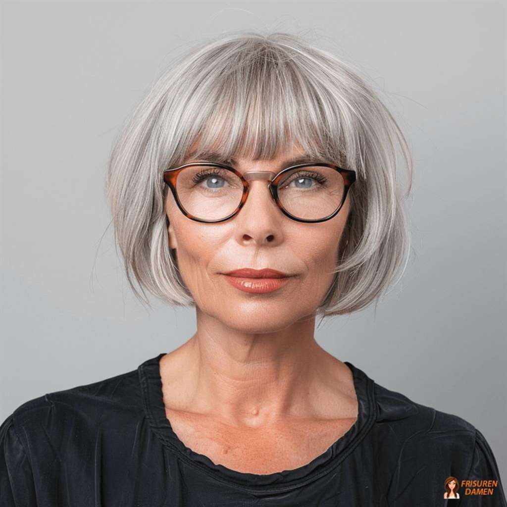 Zeitloser Bob mit Eleganz für Frauen ab 60