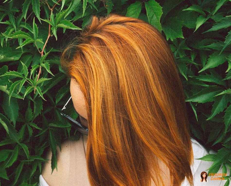 Ziegelrotes Haar als Winterhaarfarbe