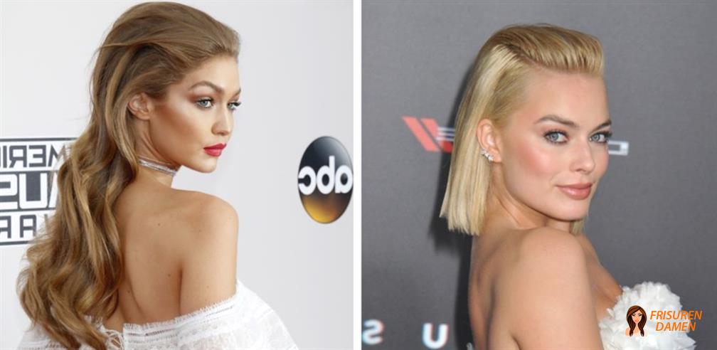 Zurückgekämmtes Haar